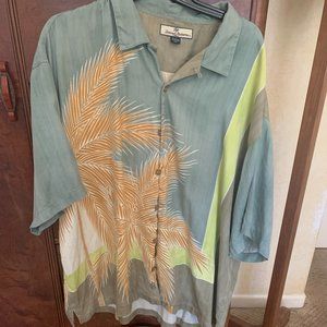 Tommy Bahama men's 100% silk XXL casual shirt
